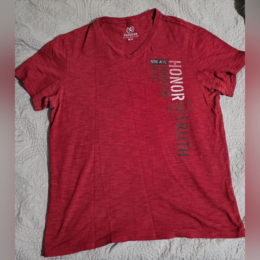 Express t-shirt men medium red
